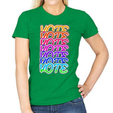 Vote Vote Vote - Womens T-Shirts RIPT Apparel Small / Irish Green