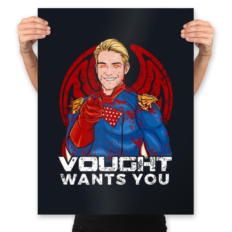 Vought Want You - Prints Posters RIPT Apparel 18x24 / Black