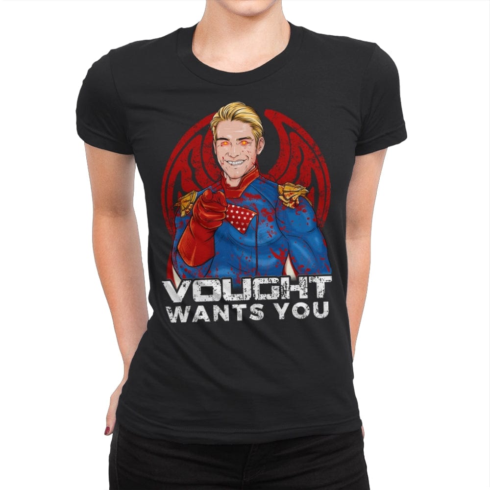 Vought Want You - Womens Premium T-Shirts RIPT Apparel Small / Black