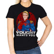 Vought Want You - Womens T-Shirts RIPT Apparel Small / Black