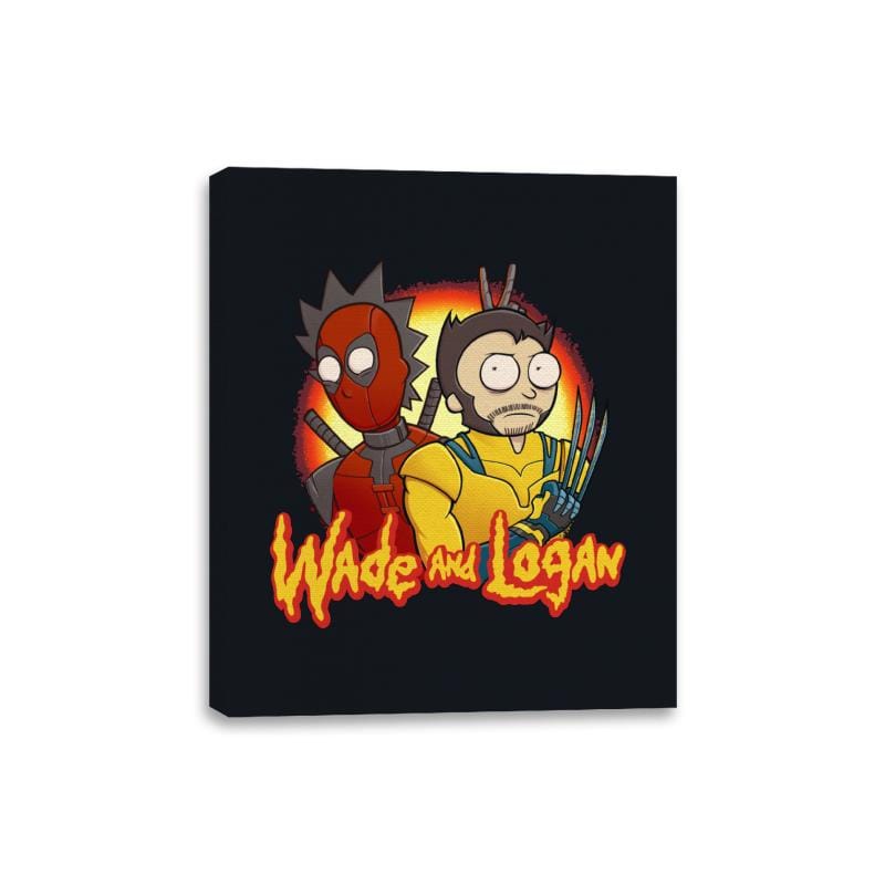 Wade and Logan - Canvas Wraps Canvas Wraps RIPT Apparel 8x10 / Black