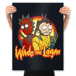 Wade and Logan - Prints Posters RIPT Apparel 18x24 / Black