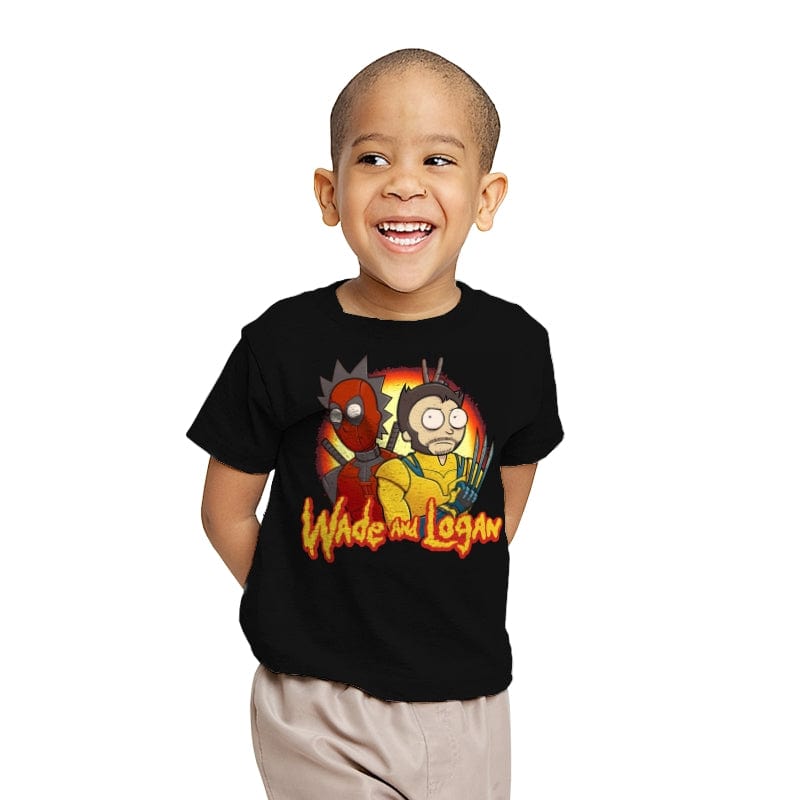 Wade and Logan - Youth T-Shirts RIPT Apparel X-small / Black