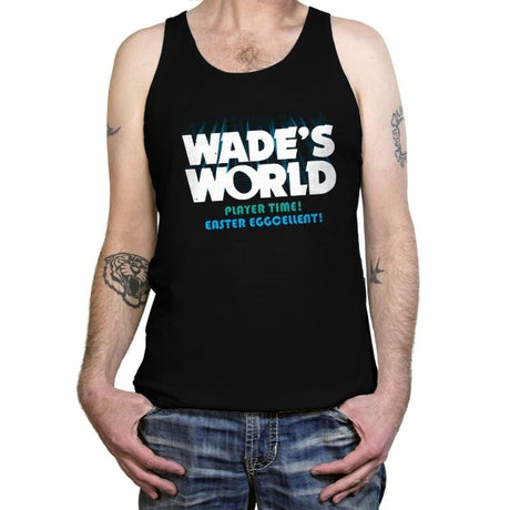 Wade's World - Tanktop Tanktop RIPT Apparel X-Small / Black