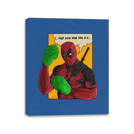 Wade Smash! - Canvas Wraps Canvas Wraps RIPT Apparel 11x14 / Royal