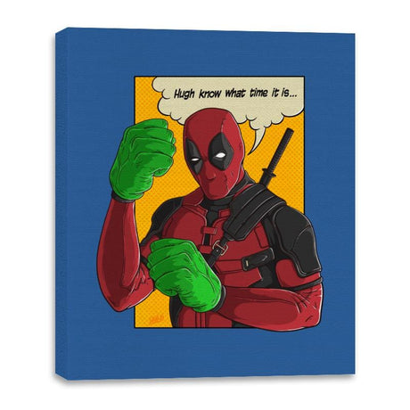 Wade Smash! - Canvas Wraps Canvas Wraps RIPT Apparel 16x20 / Royal