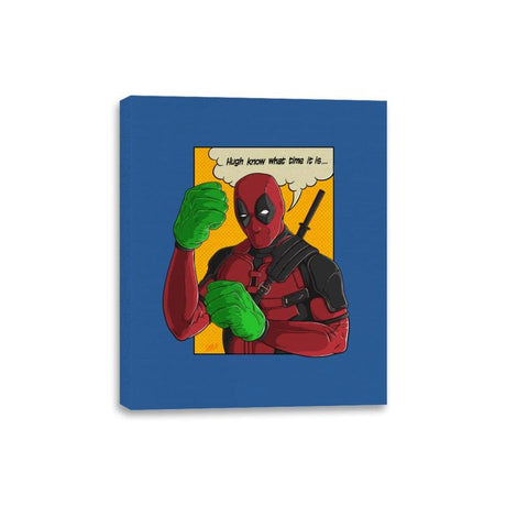 Wade Smash! - Canvas Wraps Canvas Wraps RIPT Apparel 8x10 / Royal