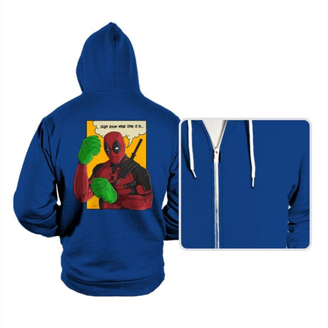 Wade Smash! - Hoodies Hoodies RIPT Apparel Small / True Royal