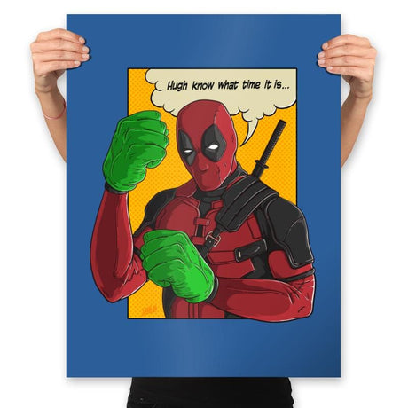 Wade Smash! - Prints Posters RIPT Apparel 18x24 / Royal