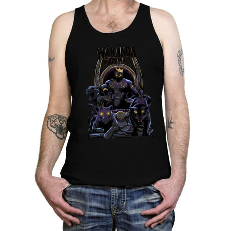 Wakanda Forever - Tanktop Tanktop RIPT Apparel X-Small / Black