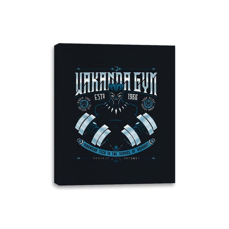 Wakanda Gym - Canvas Wraps Canvas Wraps RIPT Apparel 8x10 / Black