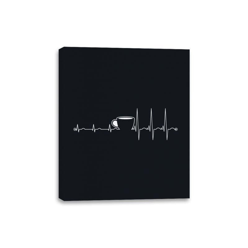 Wakeup - Canvas Wraps Canvas Wraps RIPT Apparel 8x10 / Black