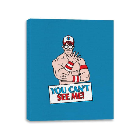 Waldo Cena - Canvas Wraps Canvas Wraps RIPT Apparel 11x14 / Sapphire