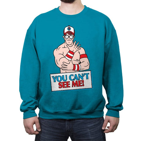 Waldo Cena - Crew Neck Sweatshirt Crew Neck Sweatshirt RIPT Apparel Small / Antique Sapphire