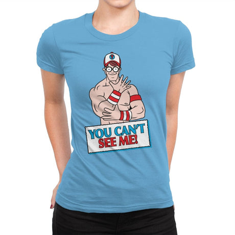 Waldo Cena - Womens Premium T-Shirts RIPT Apparel Small / Turquoise