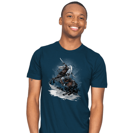 Walker Crossing the North - Mens T-Shirts RIPT Apparel