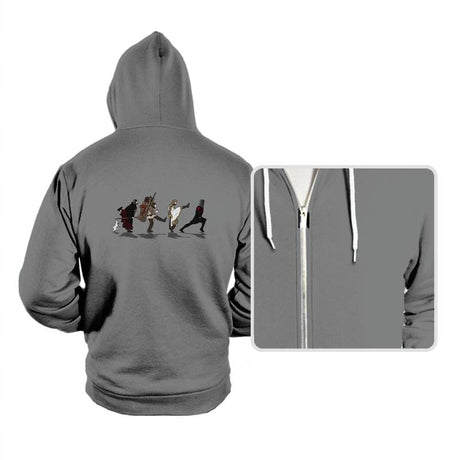 Walking Towards The Grail - Hoodies Hoodies RIPT Apparel Small / Athletic Heather