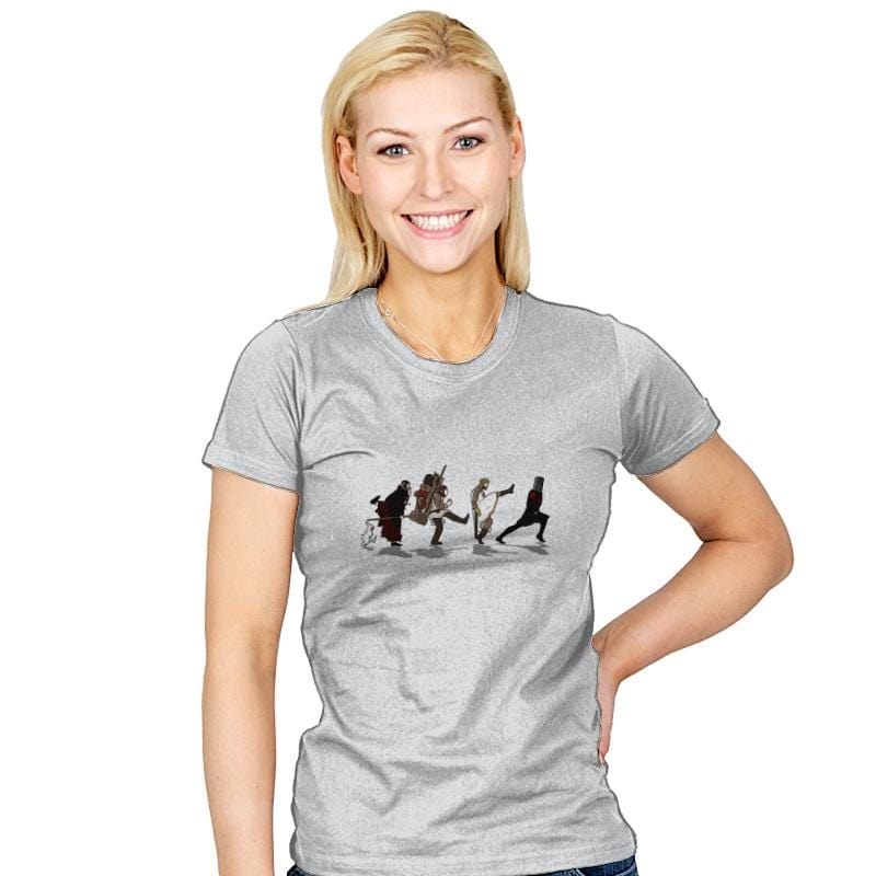 Walking Towards The Grail - Womens T-Shirts RIPT Apparel Small / Silver