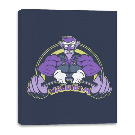 Waluigym - Canvas Wraps Canvas Wraps RIPT Apparel 16x20 / Navy