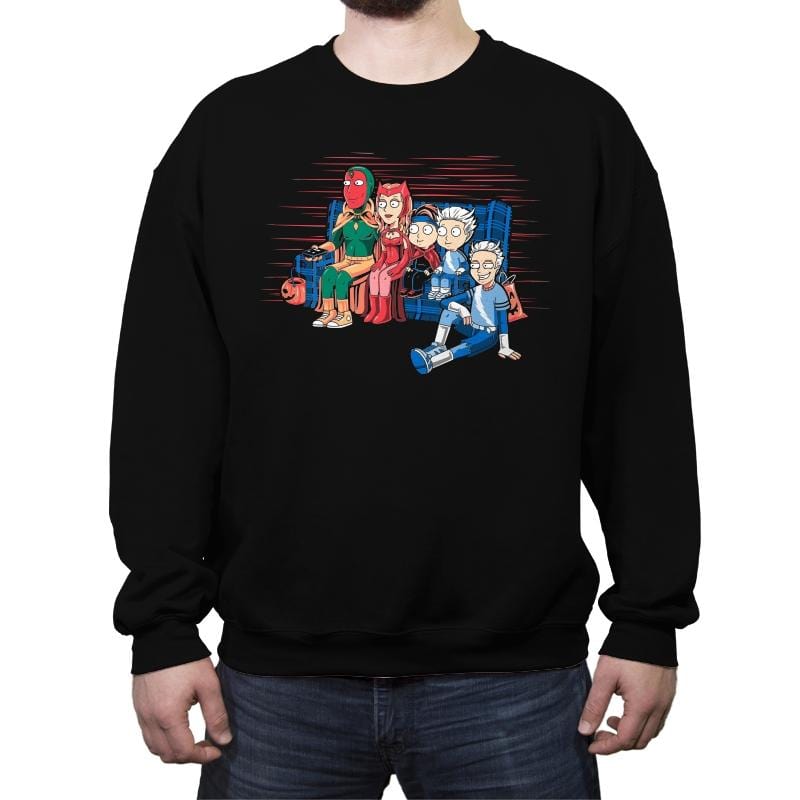 Wanda Deuce? - Crew Neck Sweatshirt Crew Neck Sweatshirt RIPT Apparel Small / Black