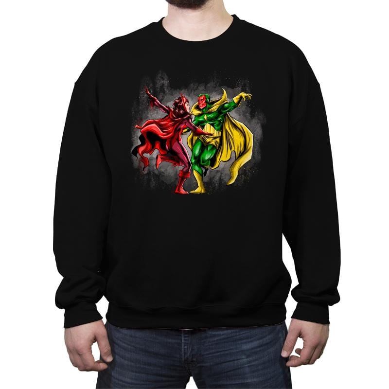 Wanda La Land - Crew Neck Sweatshirt Crew Neck Sweatshirt RIPT Apparel Small / Black