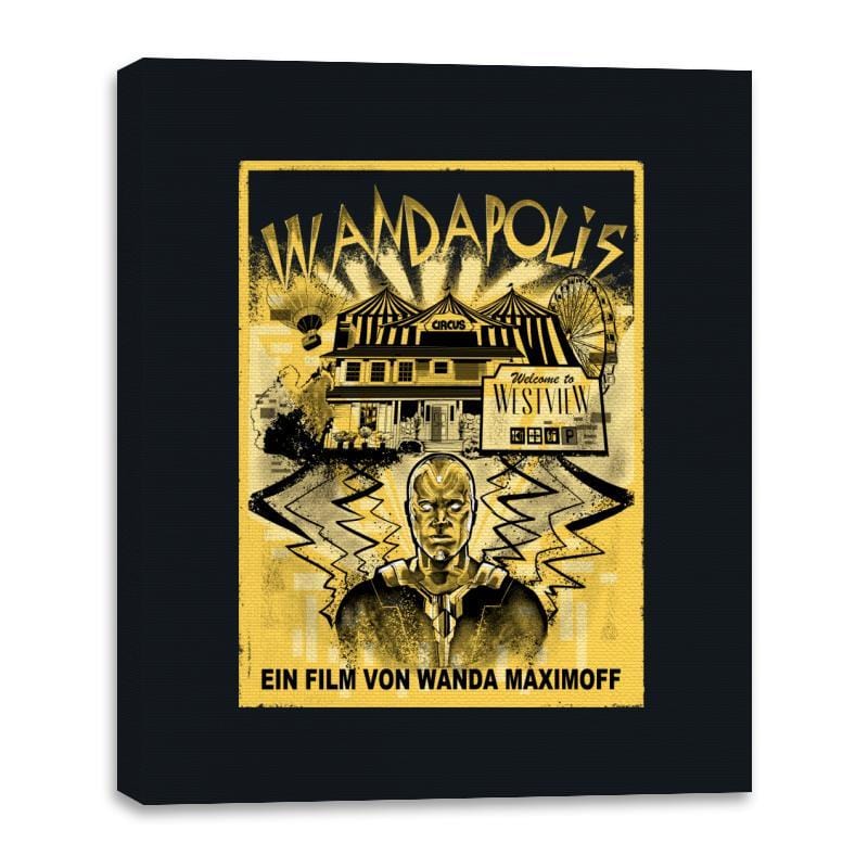 Wandapolis - Canvas Wraps Canvas Wraps RIPT Apparel 16x20 / Black