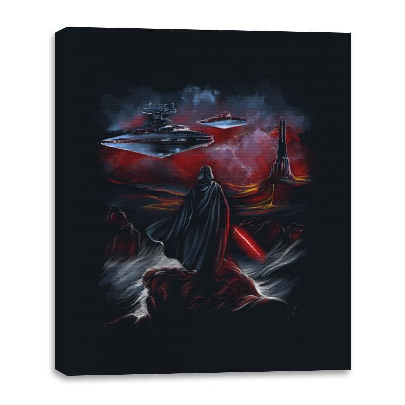 Wanderer of the Dark Side - Canvas Wraps Canvas Wraps RIPT Apparel 16x20 / Black