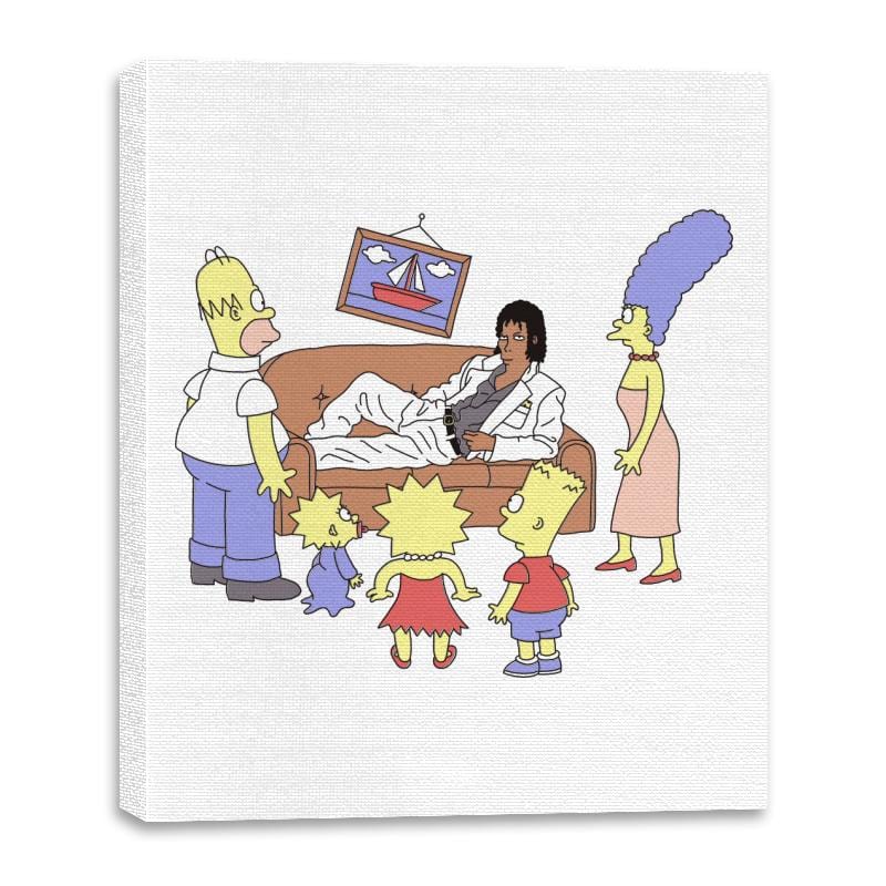 Wanna Be Startin' Simpsons - Canvas Wraps Canvas Wraps RIPT Apparel 16x20 / White