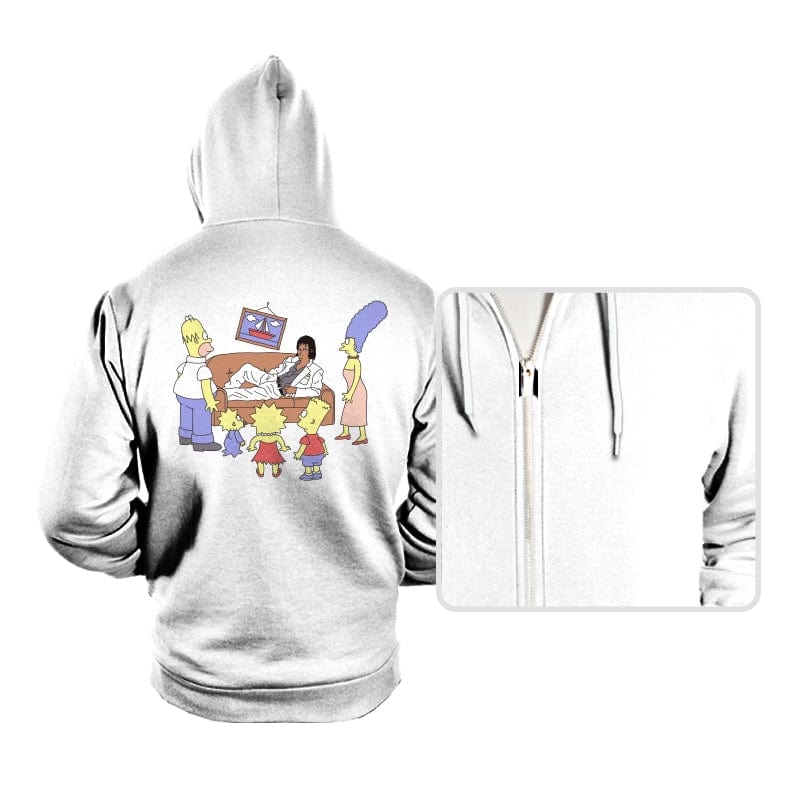 Wanna Be Startin' Simpsons - Hoodies Hoodies RIPT Apparel Small / White