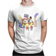 Wanna Be Startin' Simpsons - Mens Premium T-Shirts RIPT Apparel Small / White