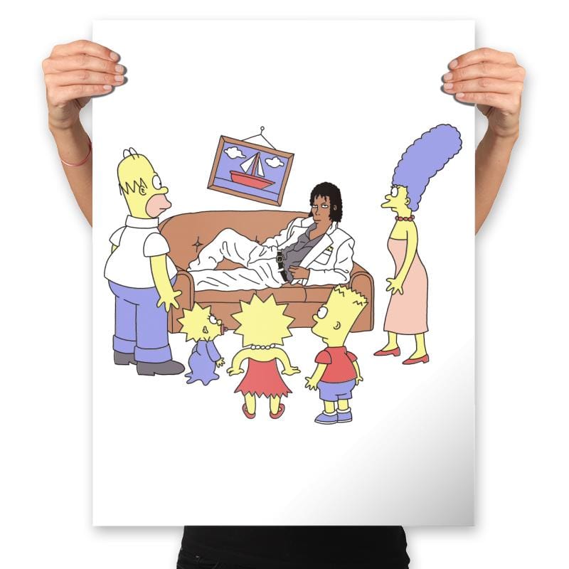 Wanna Be Startin' Simpsons - Prints Posters RIPT Apparel 18x24 / White