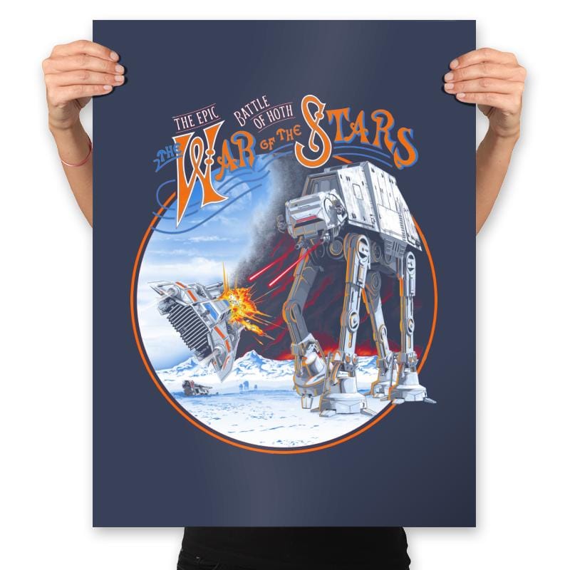 War of the Stars - Prints Posters RIPT Apparel 18x24 / Navy