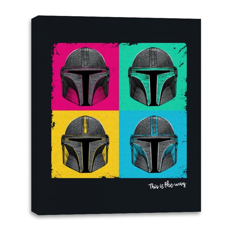 Warhol Way - Shirt Club - Canvas Wraps Canvas Wraps RIPT Apparel 16x20 / Black