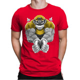 Wario Time - Mens Premium T-Shirts RIPT Apparel Small / Red