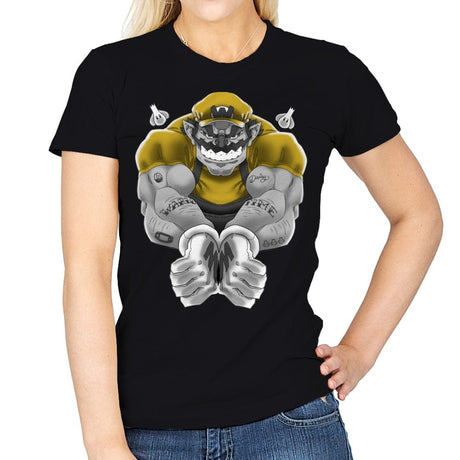 Wario Time - Womens T-Shirts RIPT Apparel Small / Black