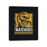 Warning: Carnivore - Canvas Wraps Canvas Wraps RIPT Apparel 11x14 / Black