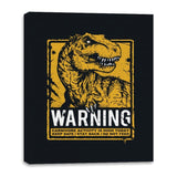 Warning: Carnivore - Canvas Wraps Canvas Wraps RIPT Apparel 16x20 / Black