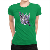 Warper Tessellation - 80s Blaarg - Womens Premium T-Shirts RIPT Apparel Small / Kelly Green