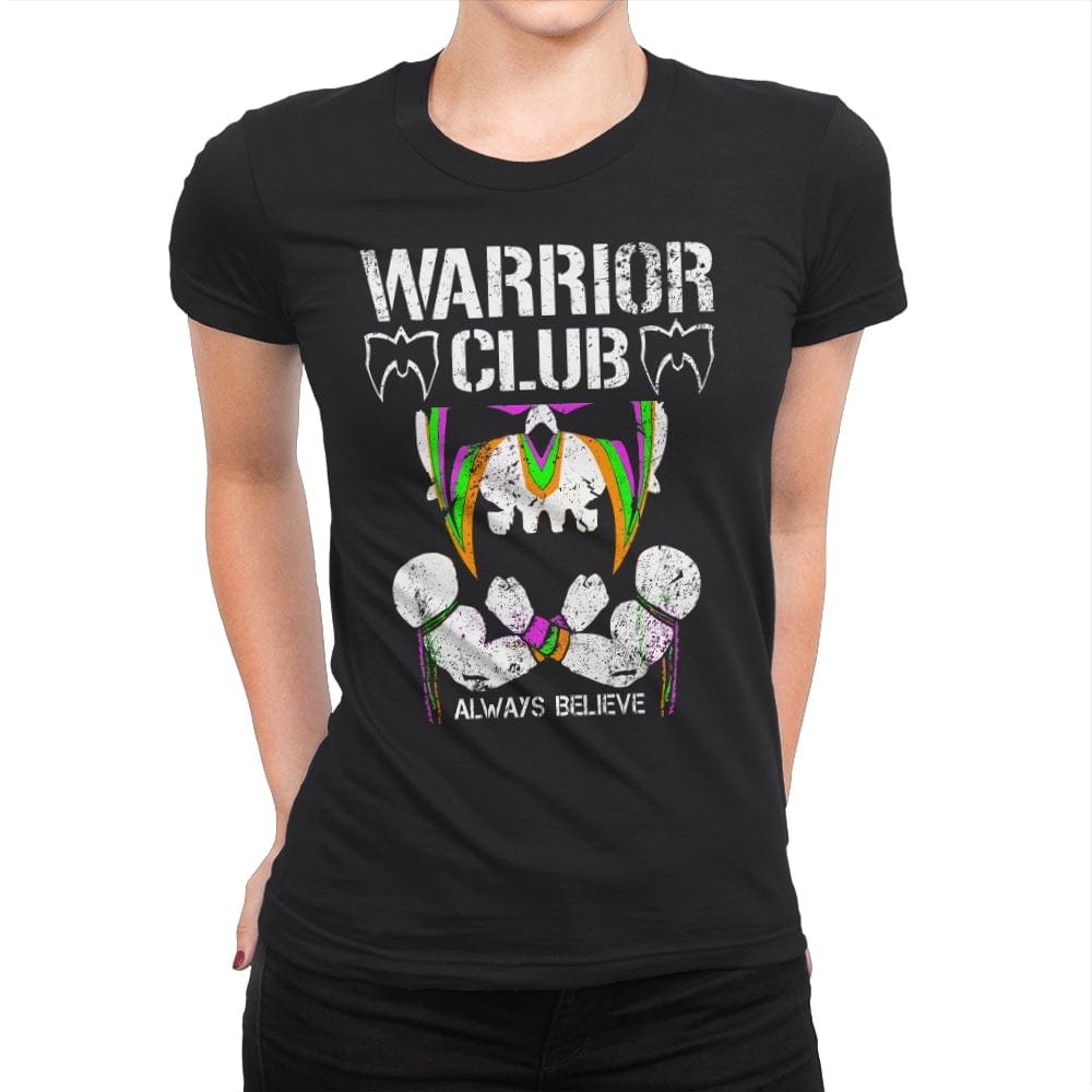 Warrior Club Forever - Womens Premium T-Shirts RIPT Apparel Small / Black