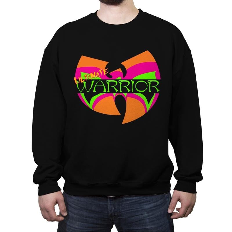 WARRIOR FOREVER - Crew Neck Sweatshirt Crew Neck Sweatshirt RIPT Apparel Small / Black