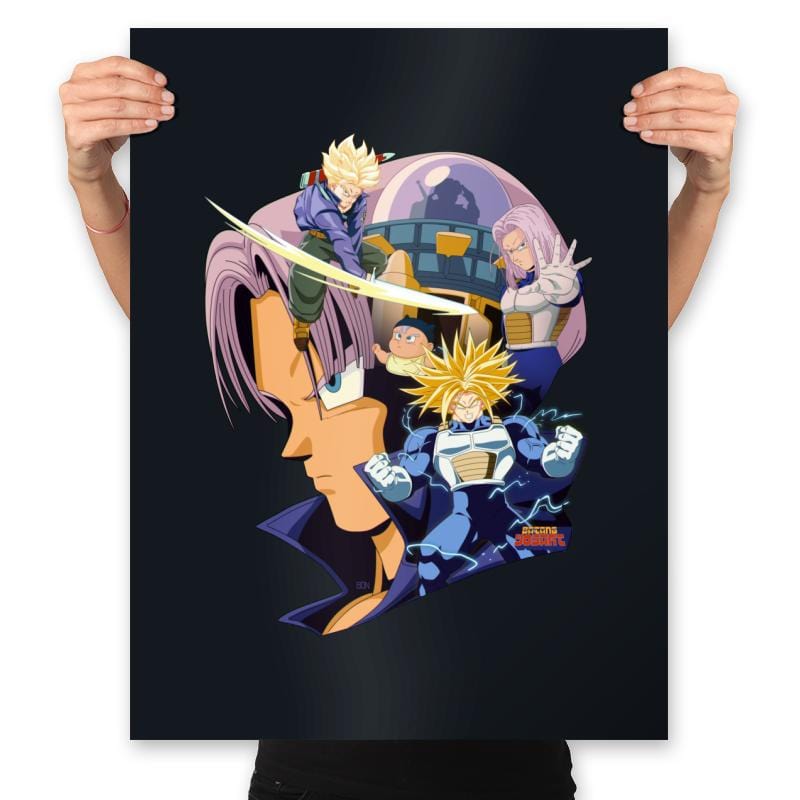 Warrior from the Future - Prints Posters RIPT Apparel 18x24 / Black