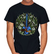 Warrior in the Forest - Mens T-Shirts RIPT Apparel Small / Black