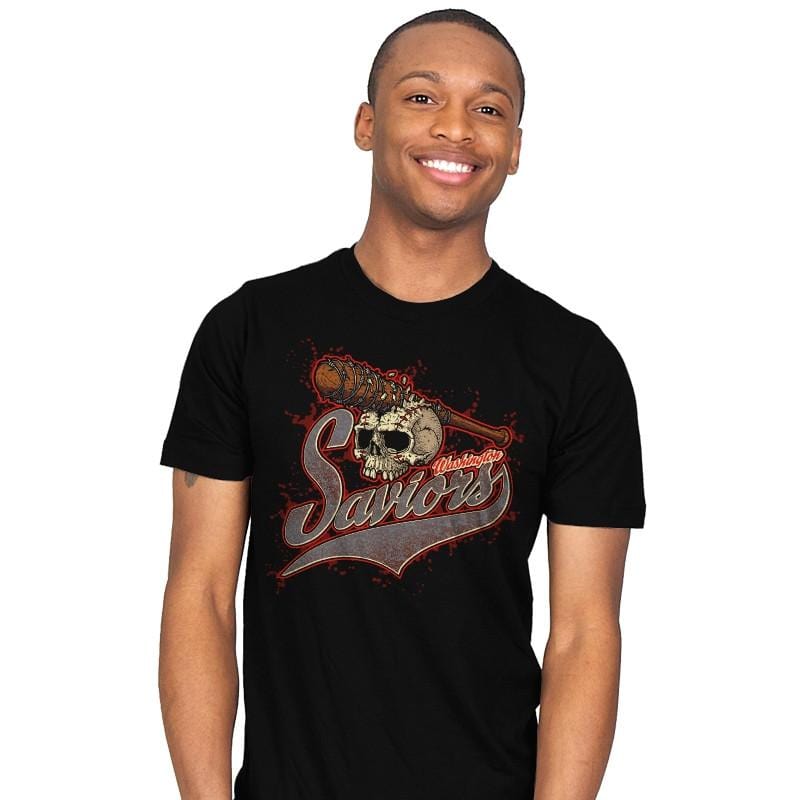 Washington Saviors - Mens T-Shirts RIPT Apparel Small / Black