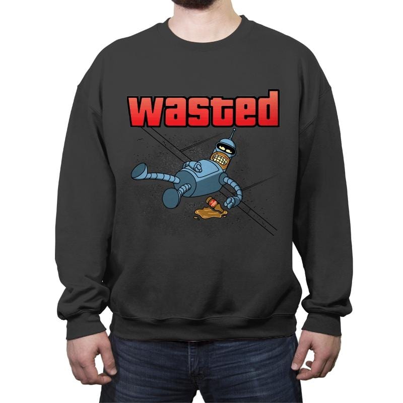 Wasted - Crew Neck Sweatshirt Crew Neck Sweatshirt RIPT Apparel