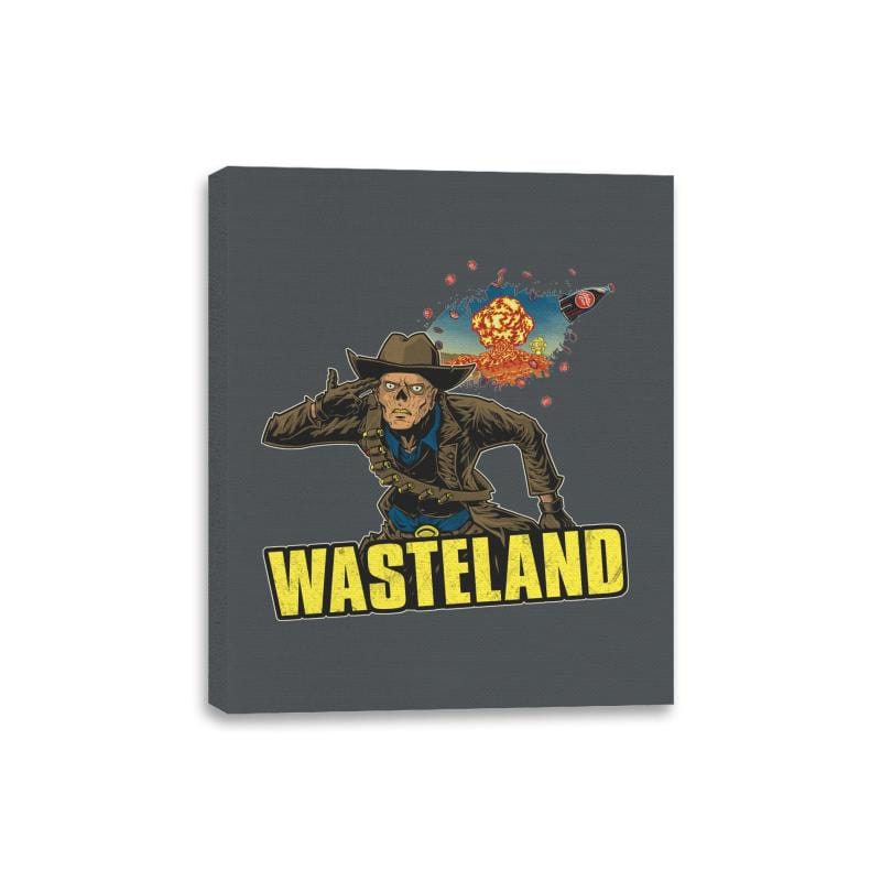 Wasteland - Canvas Wraps Canvas Wraps RIPT Apparel 8x10 / Charcoal