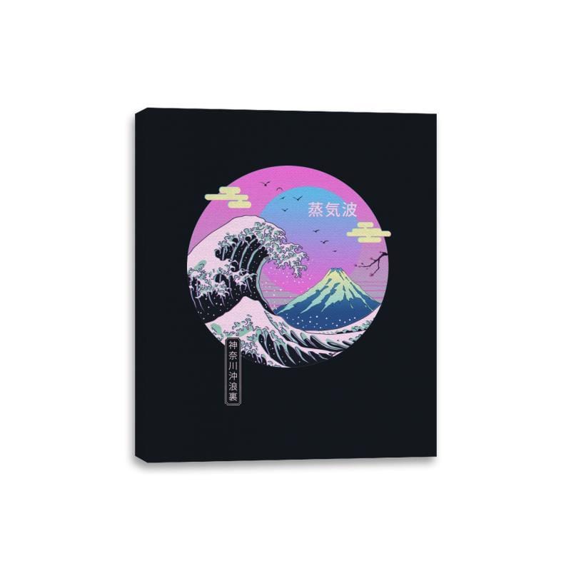 Wave Aesthetics - Canvas Wraps Canvas Wraps RIPT Apparel 8x10 / Black