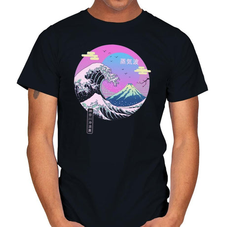 Wave Aesthetics - Mens T-Shirts RIPT Apparel Small / Black