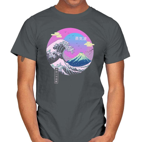 Wave Aesthetics - Mens T-Shirts RIPT Apparel Small / Charcoal