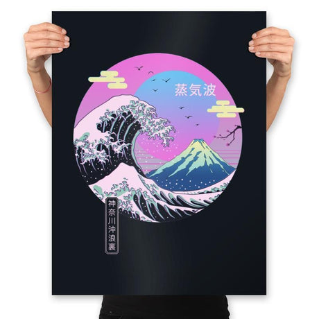 Wave Aesthetics - Prints Posters RIPT Apparel 18x24 / Black