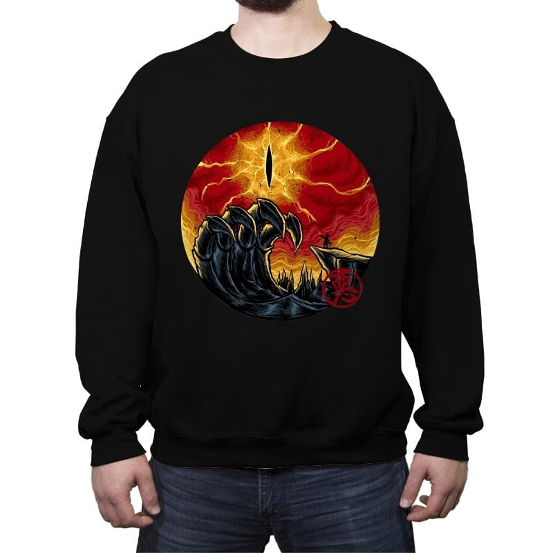 wave of evil - Crew Neck Sweatshirt Crew Neck Sweatshirt RIPT Apparel Small / Black